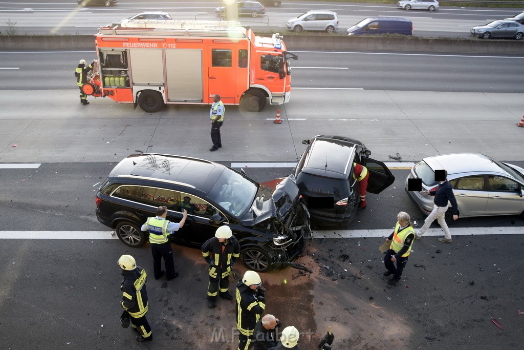 VU mehrere PKW A 3 Rich Oberhausen Hoehe AK Koeln Ost P049.JPG - Miklos Laubert